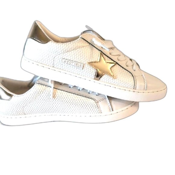 Vintage Havana Star Black and White  Fashion Sneakers - Picture 6 of 9